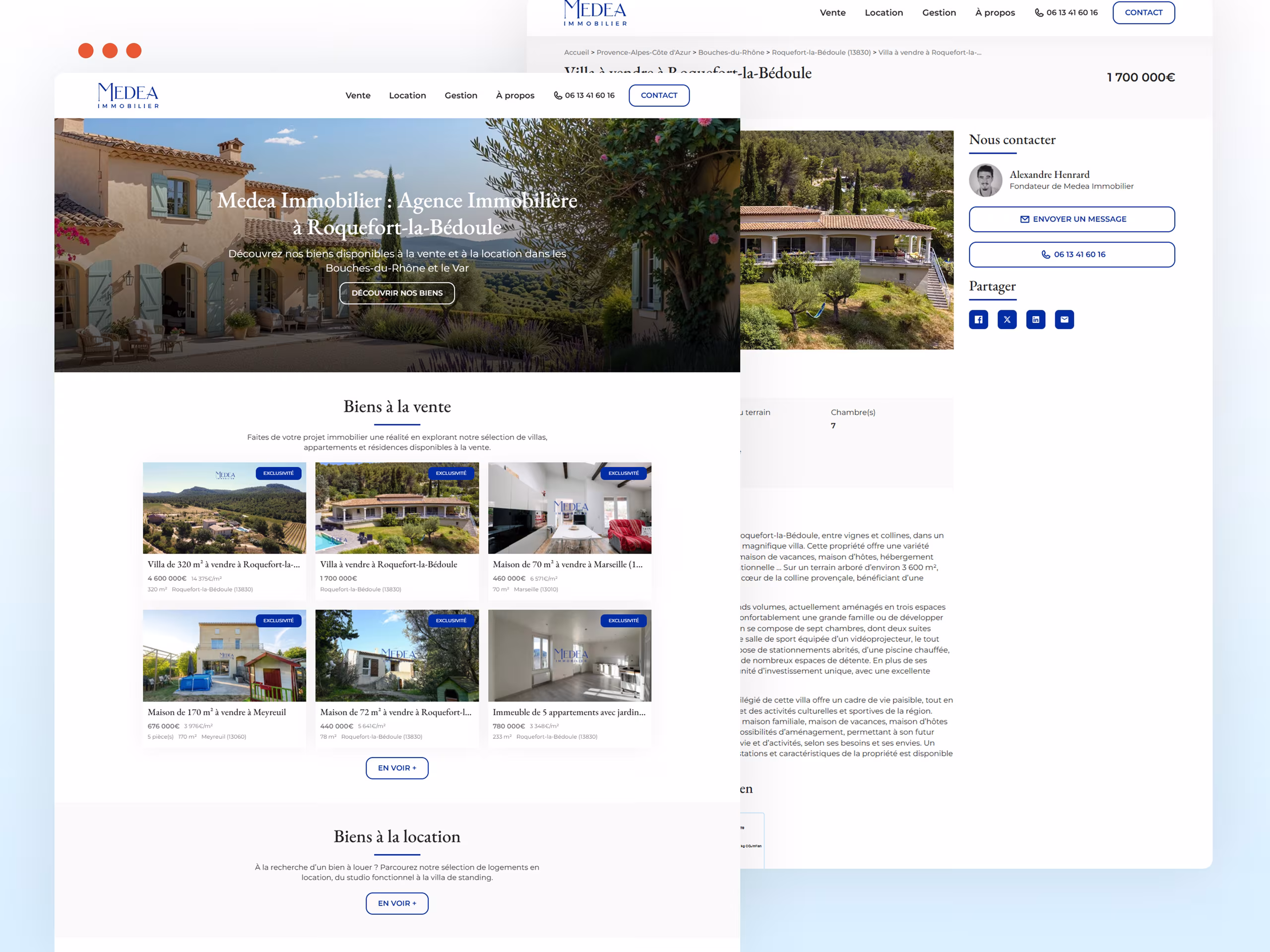 Medea Immobilier : Agence immobilière à Roquefort-la-Bédoule
